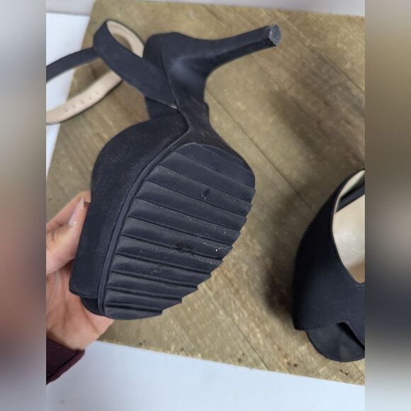 Nine West Ratical Black Platform Heels Size 7 - Picture 12 of 12